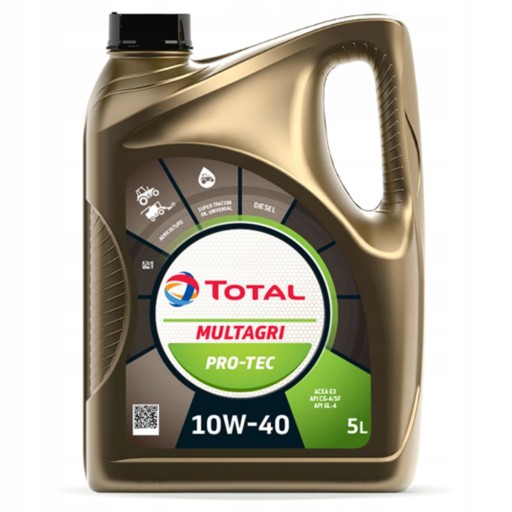 TOTAL OIL 10W40 5L MULTAGRI PRO-TEC / CG-4/SF / E3 / GL4