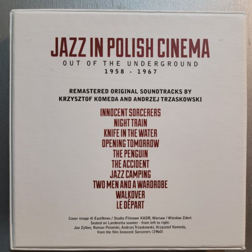 JAZZ IN POLISH CINEMA 1958-1967 (4枚組box) Jazz in Polish Cinema (Out of the Underground 1958-67) 4-CD Box