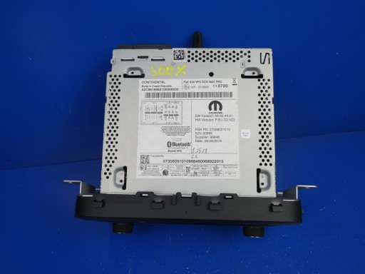 FIAT 500X 500 X RADIO FABRYCZNE Navigation MONITOR
