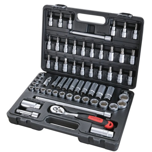 НАБОР ДЮЙМОВЫХ ТОРЦЕВЫХ КЛЮЧЕЙ, 61 ШТ. + КОРПУС ROTHEWALD, ЖЕСТКИЙ