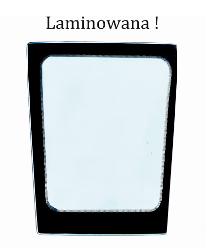 Стекло ламинированное переднее правое JCB 3CX P12 827/30564