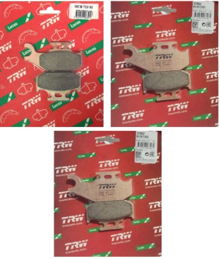MCB723SI - Гальмівні колодки ham TRW ATV Can-Am 800 Outlander 07-11