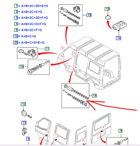 YC15-V18168-AA - ВСТАВКА ЗАМКА ТОПЛИВНОГО БАКА FOTD TRANSIT 2000-2014