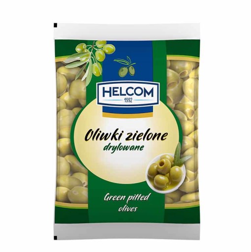 Helcom Zelené odkôstkované olivy 195ml