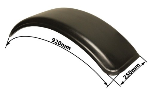 33822 - Бризговики пластиковий 250x920mm R525