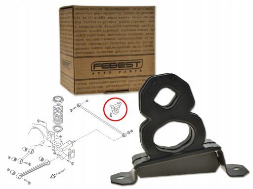 ND-007 - Nissan terrano i wd21 86-95 задній міст бампер