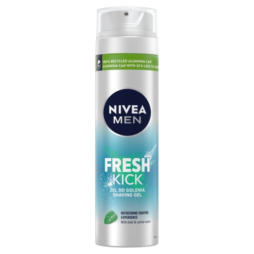 NIVEA MEN FRESH KICK Żel do golenia dla mężczyzn 200ml