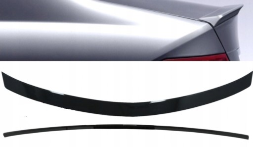 MM-MB212561QE - Спойлер Элерон Mercedes C W204 черный глянец