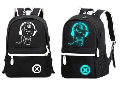 Рюкзак шкільний багатокамерний Likado чорний 35 л