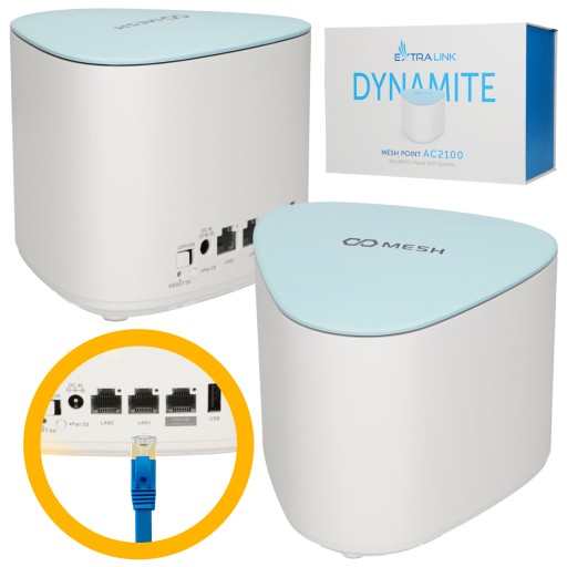 Domáci systém MESH Dynamite C21 AC2100 DECO M4