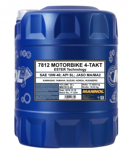 МОТОМОТОРНОЕ МАСЛО 4T 10W40 ПОЛУСИНТЕТИЧЕСКОЕ