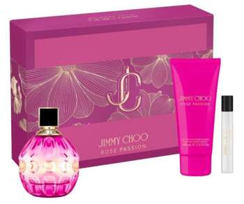 jimmy choo jimmy choo rose passion woda perfumowana 100 ml   zestaw 