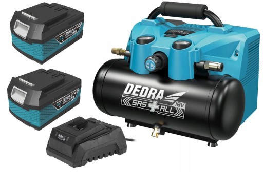 АКУМУЛЯТОР КОМПРЕСОРНИЙ 4AH DEDRA SAS+ 2x18V DED7077V