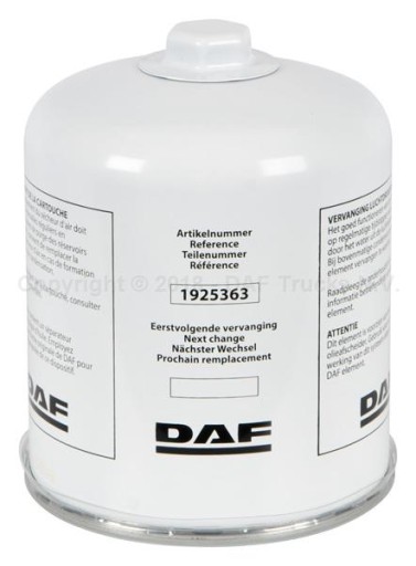 1925363 - КАРТРИДЖ ФИЛЬТР ОСУШИТЕЛЯ DAF EURO 6 XF106 CF86 EURO6