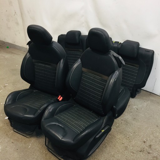 ЗАДНИЙ ДИВАН РЕМНИ СИДЕНЬЯ КОЖА PEUGEOT 208 3D #76