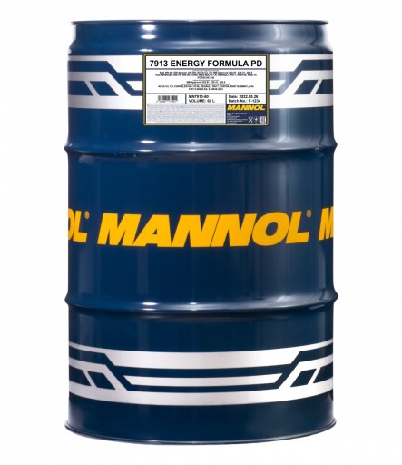 СИНТЕТИЧЕСКОЕ MANNOL ENERGY FORMULA PD 5W40 60л МАСЛО