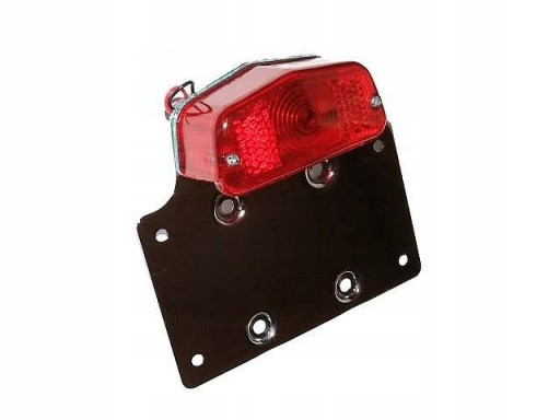 LA-095 - ЗАДНІЙ ЛІХТАР ЗАДНІЙ УНІВЕРСАЛЬНИЙ МЕТАЛ ХРОМ БАЗА