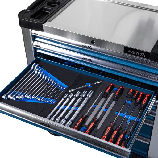 ТЕЛЕЖКА ДЛЯ МАСТЕРСКОЙ С ОБОРУДОВАНИЕМ ASTA 396EL