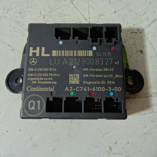 MERCEDES E S212 Module Portière Arrière Gauche A2129008327