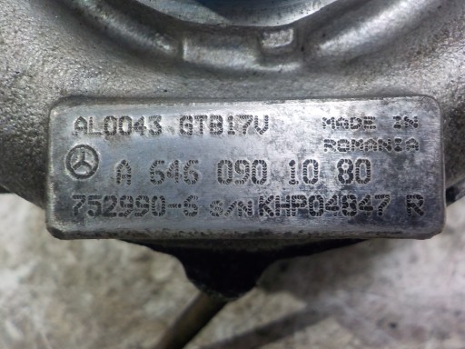 MERCEDES-BENZ KLASA C (W203) turbo TURBINA A6460901080