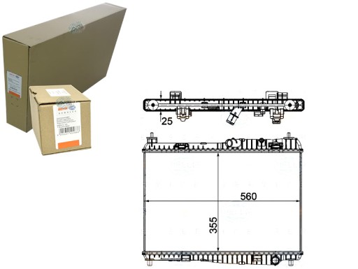 BRH8MK 376 - Радиатор двигателя behr hella 8v518005bc 1523440 fo