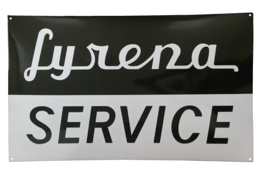 FSO Siren SERVICE емальована дошка FSM