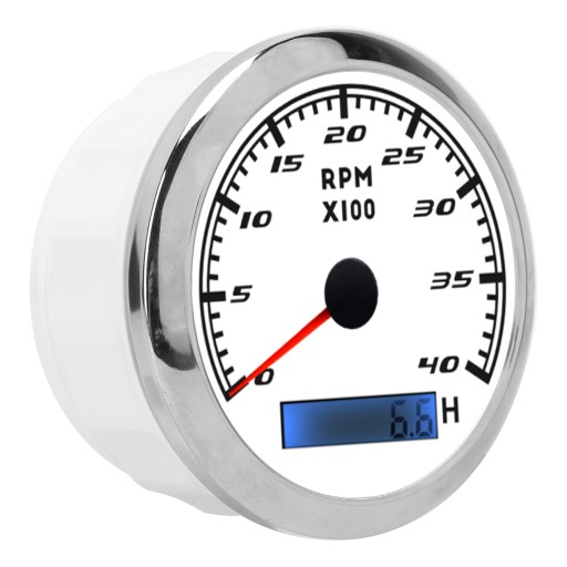 1618210318212 - 85 мм човен Датчик тахометр Червоний