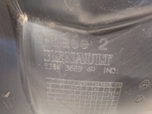 mudguard front left 638436894R RENAULT MASTER III 2019