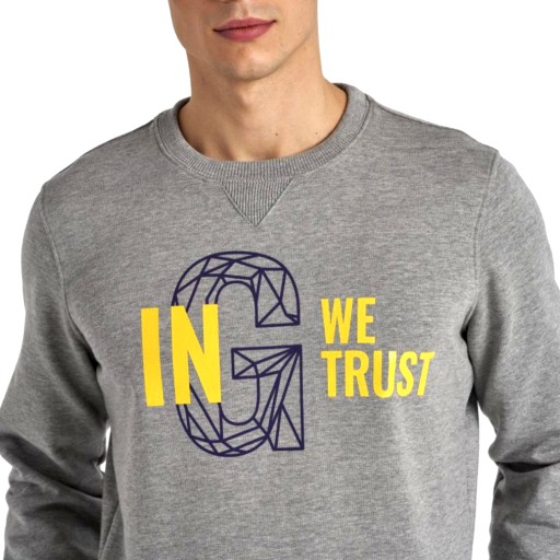 GYEON Crew Neck Grey - РОЗМІР СВІТШОТА СІРИЙ. М