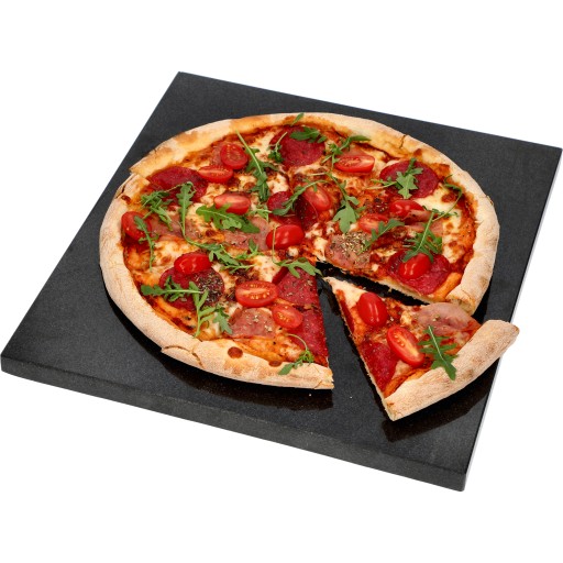 Kameň na pizzu pečenie obdĺžnikový žulový 37 x 35 cm