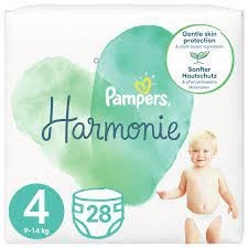 Pieluszki Pampers Harmonie rozmiar 4 9-14 kg 28szt