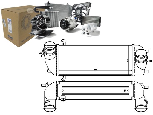 NIS96559/RS6 - ІНТЕРКУЛЕР NISSENS HYUNDAI SANTA FÉ II 2.0D/2.2D
