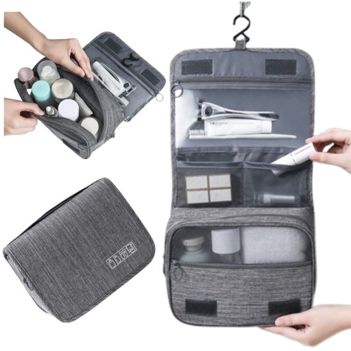 Косметичка Ecarla відтінки сірого