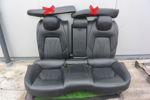 Siège OPARCIE Arrière MASERATI QUATTROPORTE VI Cuir, en cuir KOMPLET