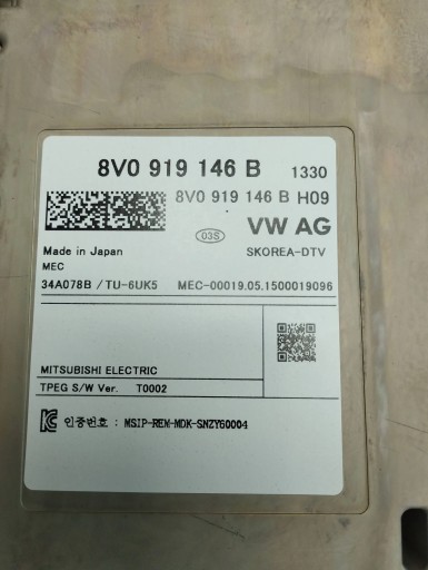 Audi A6 C7 4G TUNER TV 8V0919146B