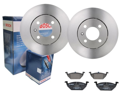 ДИСКИ КОЛОДКИ BOSCH ПЕРЕДНЄ СИДІННЯ MII VW UP 256MM