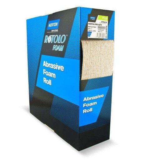 Нортон наждачная бумага на губке ROTOLOFOAM / P120