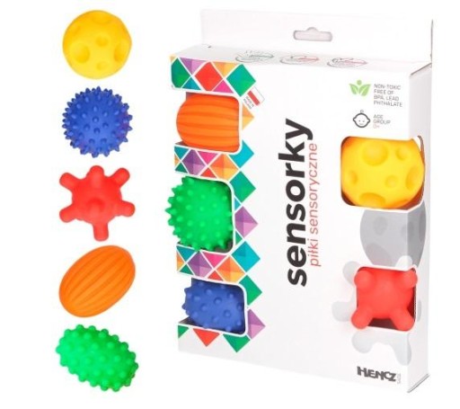 Сенсорні м'ячі Hencz Toys 875 5 шт