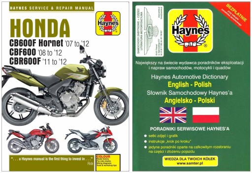 Honda CB 600 F Hornet CBF 600 CBR 600 F 07-12 inst