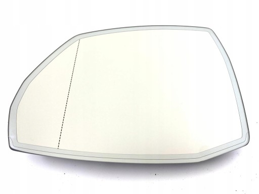 4M0857535 - AUDI Q7 4M вставка зеркала левое стекло ФОТОХРОМНЫЙ