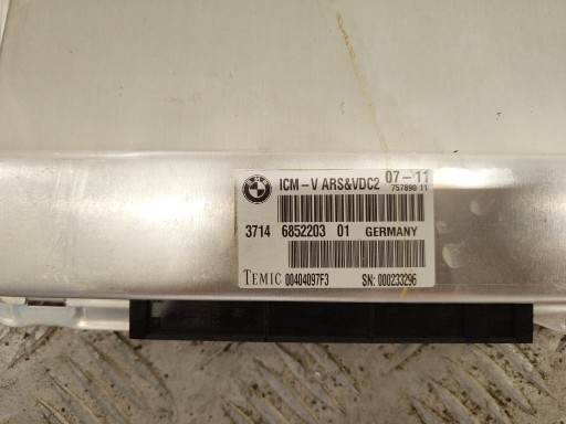 BMW 5GT F07 module control unit springing AKTYWNEGO VDC 6852203
