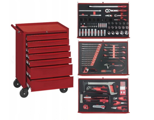 ТЕЛЕЖКА ДЛЯ ИНСТРУМЕНТОВ 179 ELEM. TCMME179 TENGTOOLS