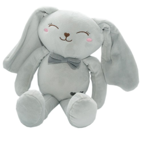 Плюшевий м'який зайчик талісман 40 см плюш