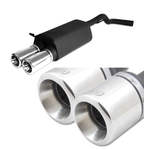 129-204/17-1 - Спортивный глушитель VW GOLF IV hatchback 1.9 TDI ULTER