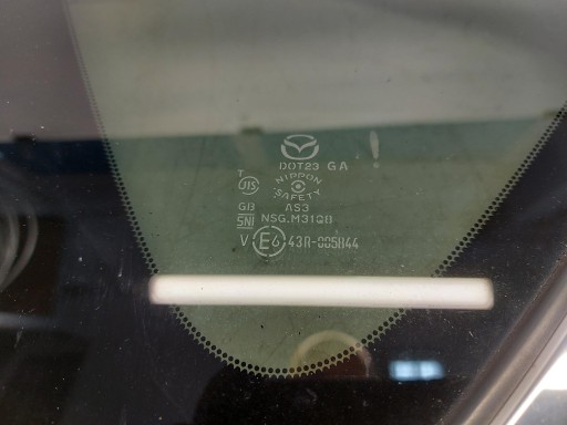 Mazda CX5 II Lift window bodywork left rear part