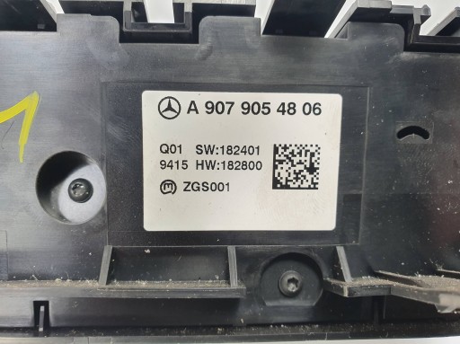 Unite commande clima A9079054806 MERCEDES SPRINTER 314 910