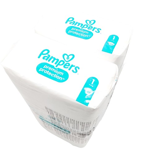 Pampers Premium Protection Розмір 1 (2-5 кг) 2x48