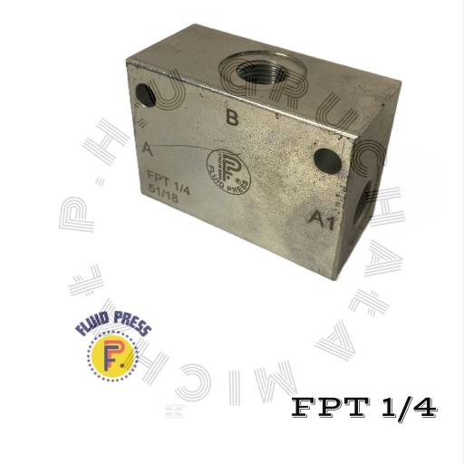 FP.G20010 14 - Триходовий клапан FPT 1/4 FLUID PRESS-FP.G20010