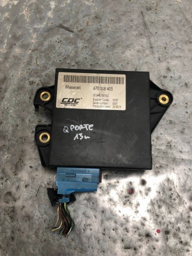 module control unit springing MASERATI QUATTROPORTE 670008403