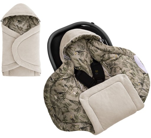 Ковдра для сповивання автокрісла Jungle Khaki Sleepee